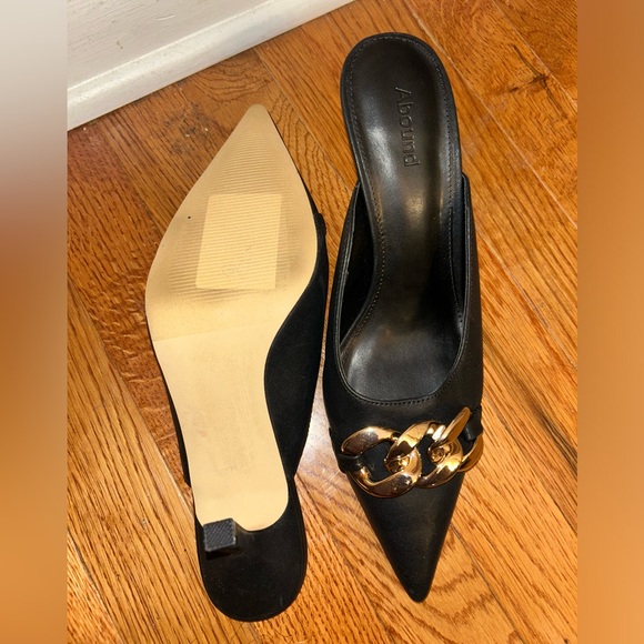 Abound Chain Link Accent Mules - Picture 3 of 3